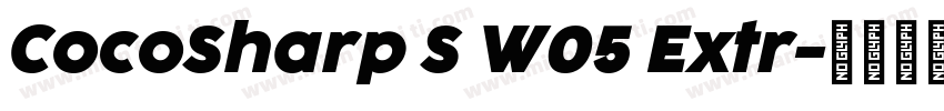 CocoSharp S W05 Extr字体转换